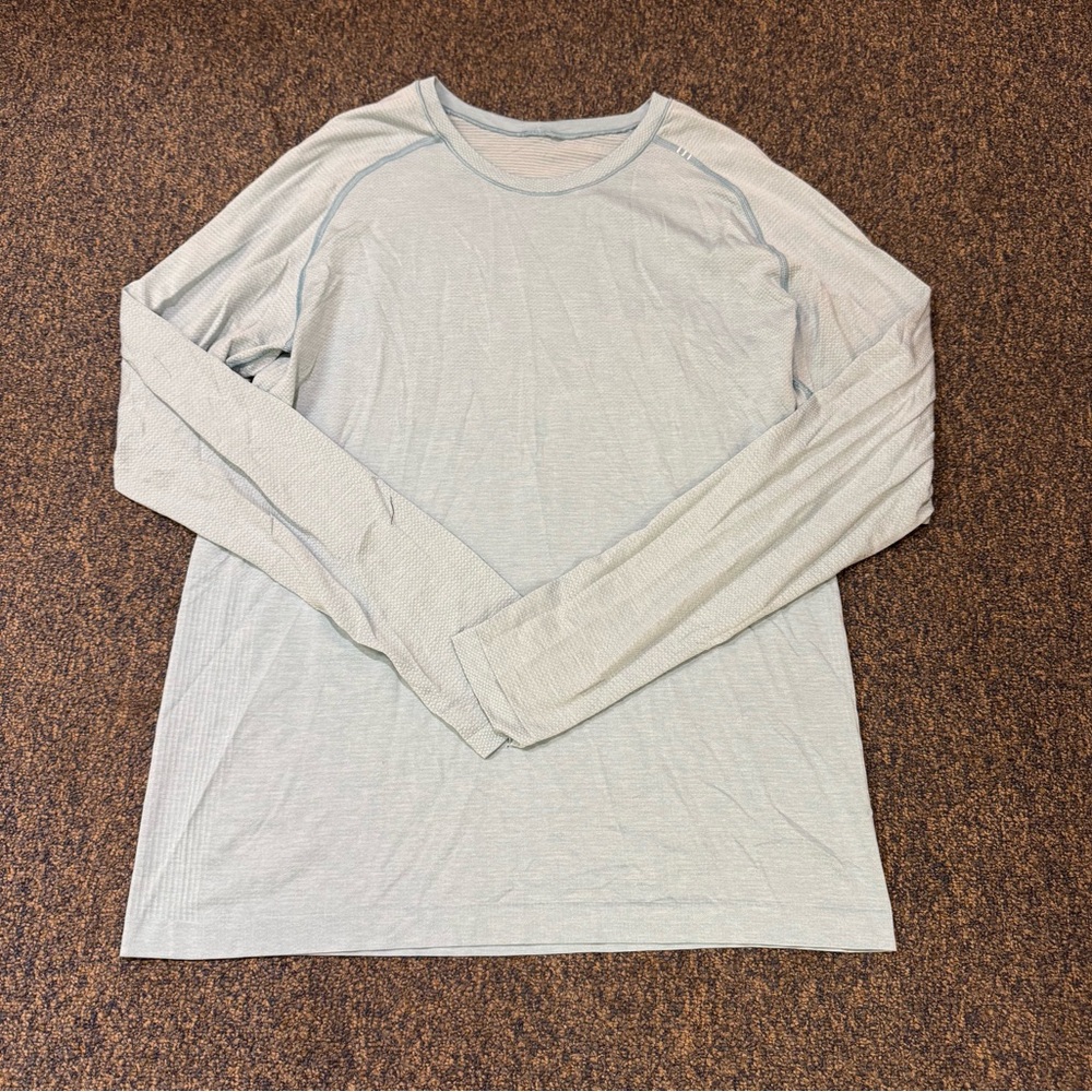 Light Blue Lululemon Long Sleeve